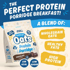 Påse med Critical Oats proteinhavregröt, blandning av fullkornshavre och protein.