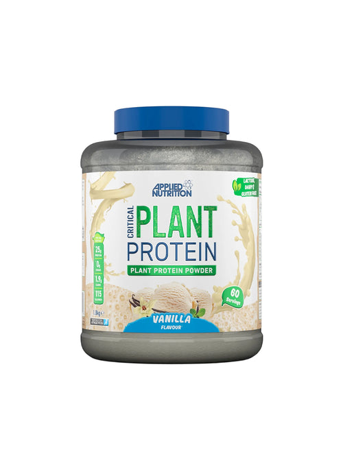 Applied Nutrition Plant Protein-pulver i burk, vaniljsmak