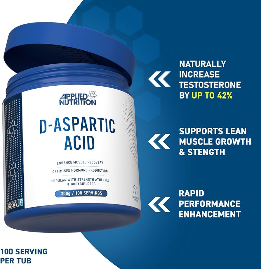Applied Nutrition D-Aspartic Acid 3000mg 300g fördelar