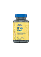 Applied Nutrition Solutions Brain Fuel kosttillskott i flaska med blå skruvkåpa och kapslar