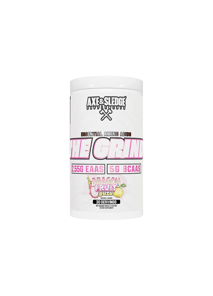 Axe & Sledge The Grind EAA + BCAA 501g Dragon Fruit Yuzu Framsida