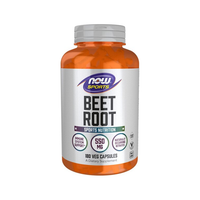 NOW Foods Beet Root kapslar i orange flaska med etikett