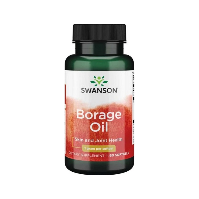 Borage Oil, 1000mg - 60 softgels