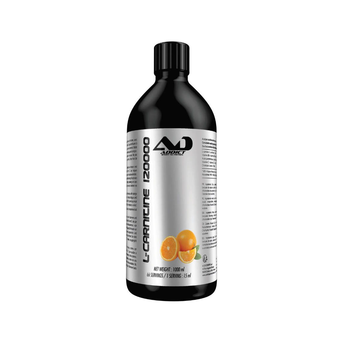 L-Carnitine 120000, Tropical Orange - 1000 ml.