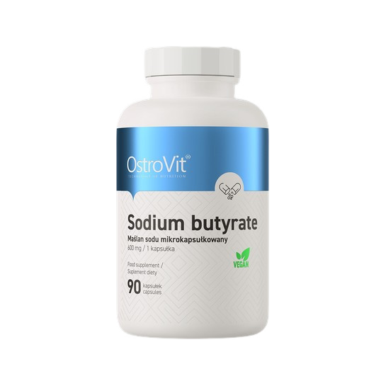 Sodium Butyrate, 600mg - 90 caps