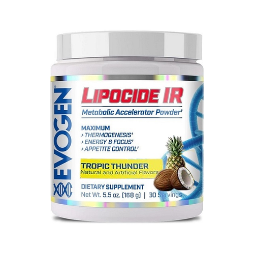 Evogen Lipocide IR kosttillskott i burk, Tropic Thunder-smak, 168 g