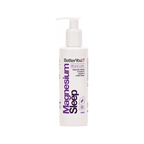 Magnesium Sleep mineral lotion, pumpflaska med vit flaska och lila etikett