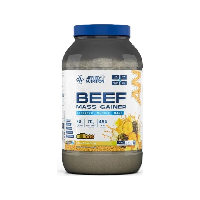 Beef Mass Gainer, Millions Pineapple - 3130 grams