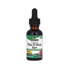 Pau D'Arco bark flytande extraktflaska med svart piplock, 30 ml
