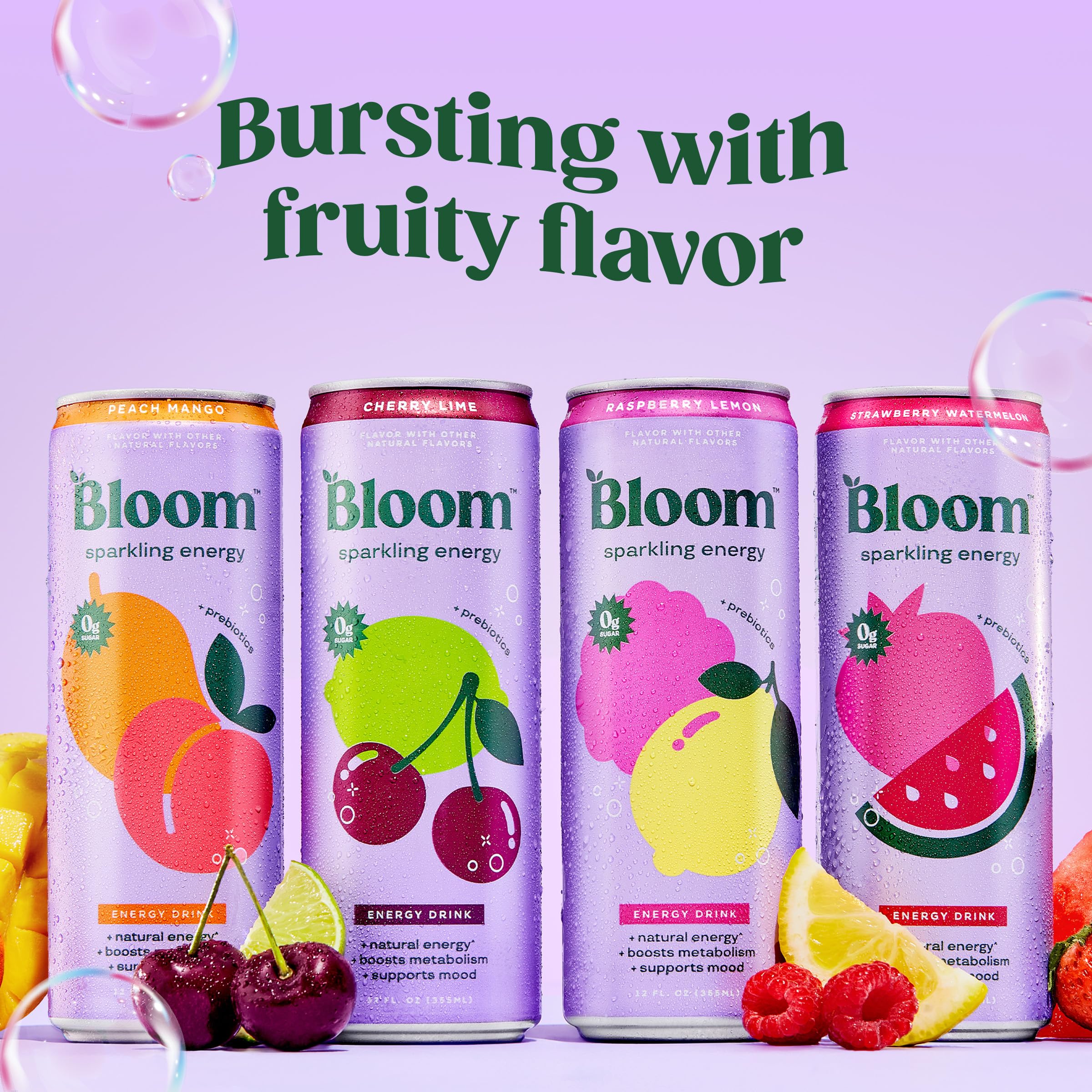 Bloom Sparkling Energy 12 x 250ml