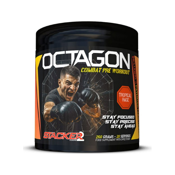 Octagon Pre Workout, Tropical Rage - 260 grams