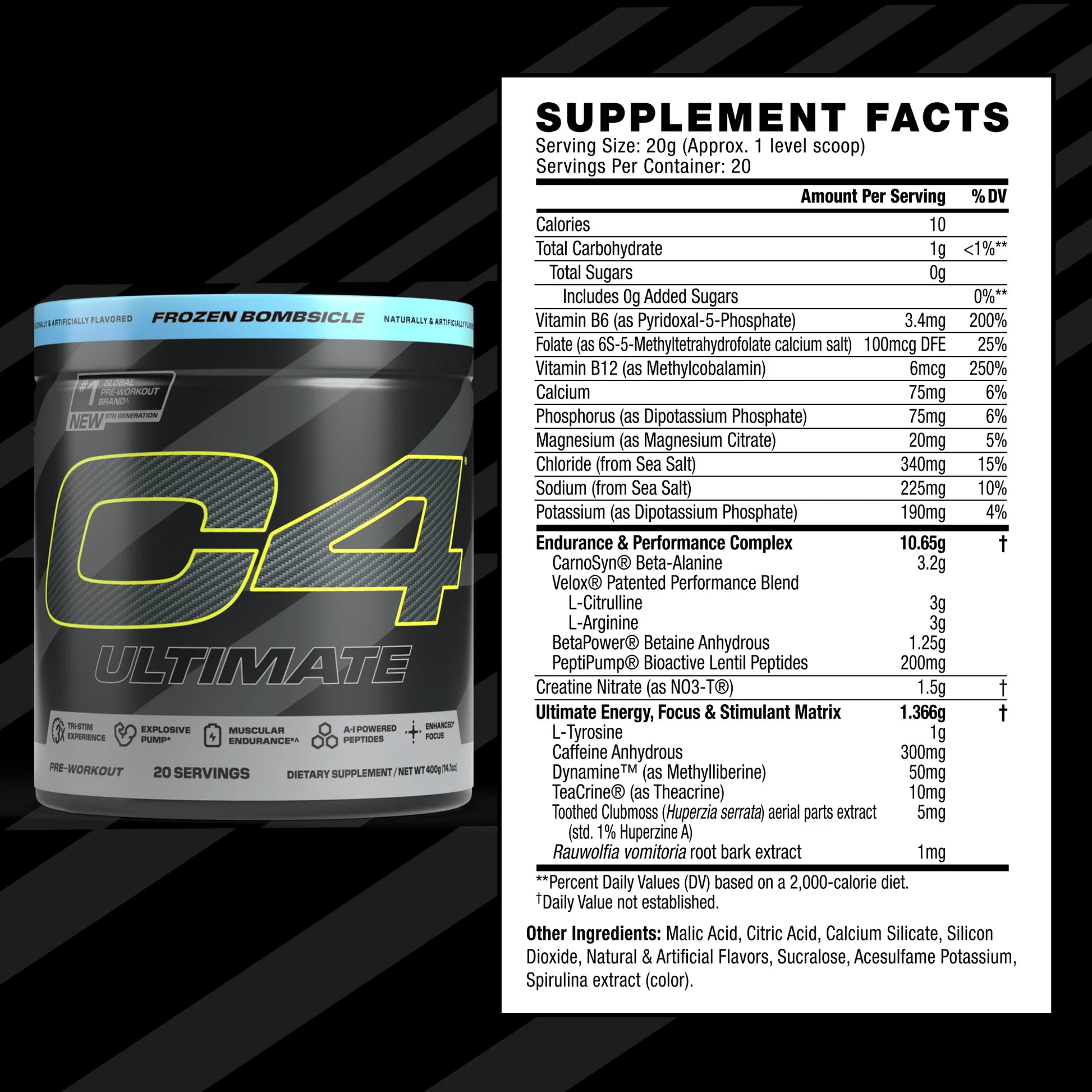 Cellucor C4 Ultimate Ingredienser