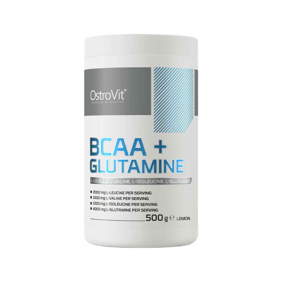 BCAA + Glutamine, Lemon - 500 grams