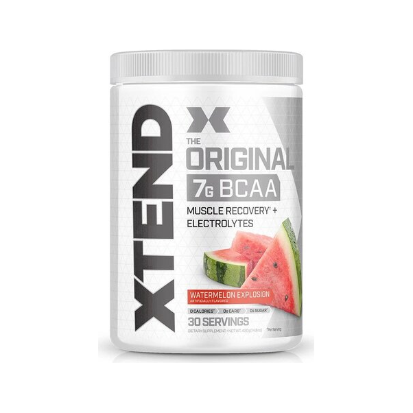BCAA-pulver i burk med vattenmelonsmak (Xtend, 441 g)