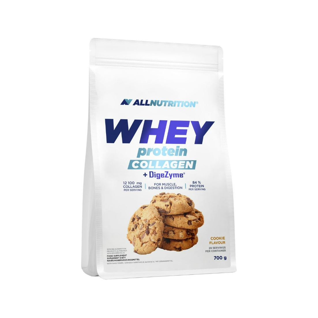 Whey Protein Collagen + DigeZyme, Cookie - 700 grams