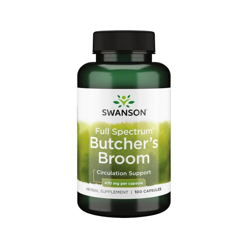 Full Spectrum Butcher's Broom, 470mg - 100 caps