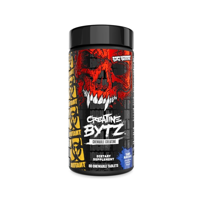 Creatine Bytz Chewables, Tang Blue Razz (EAN 810154772100) - 80 chewables