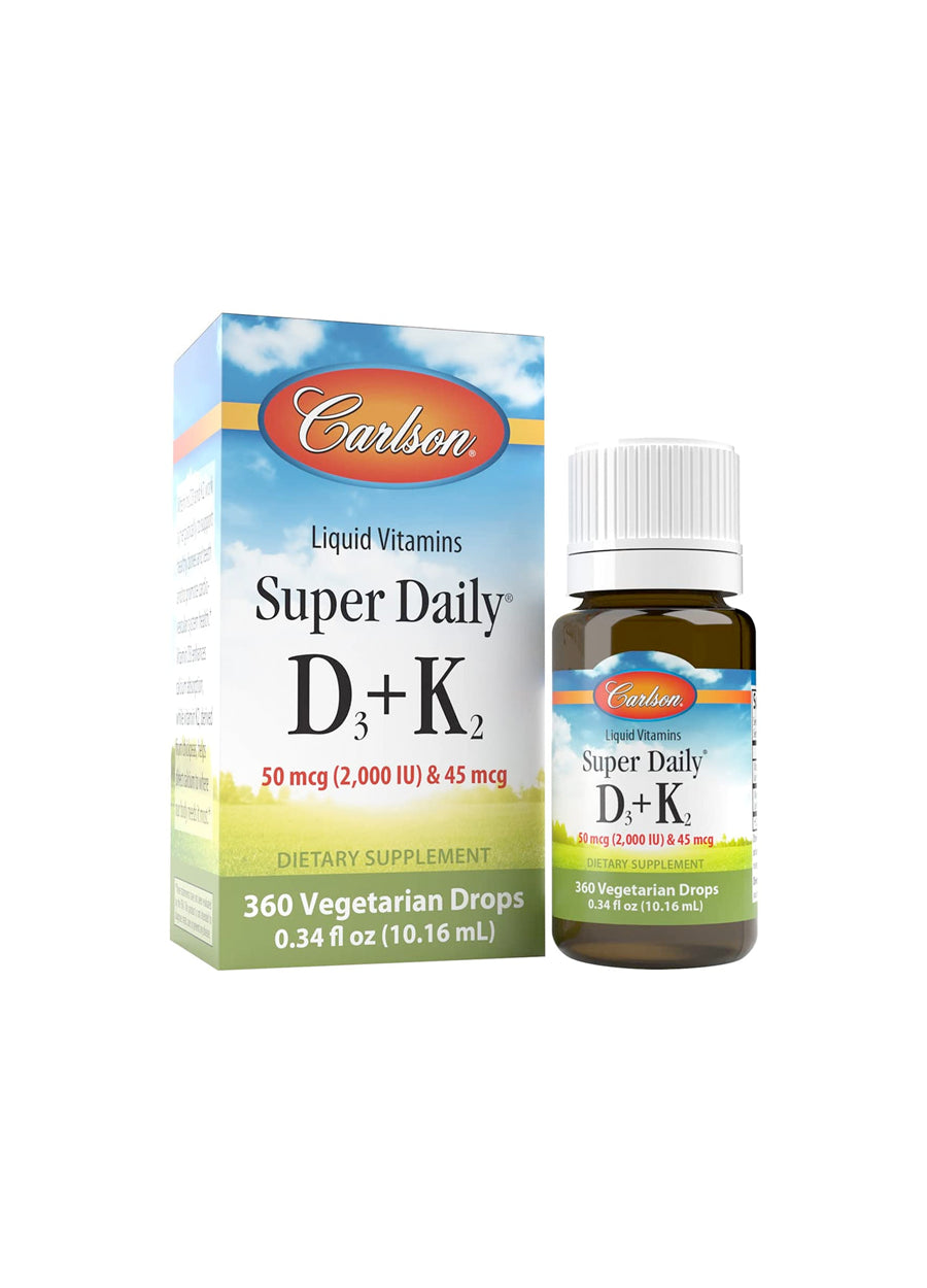 Carlson Labs Super Daily D3 + K2 2000 IU 10ml