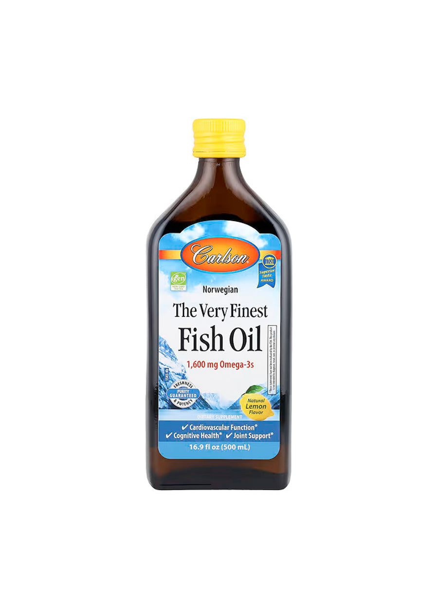 Carlson Labs The Very Finest Fish Oil 500ml Natural Lemon