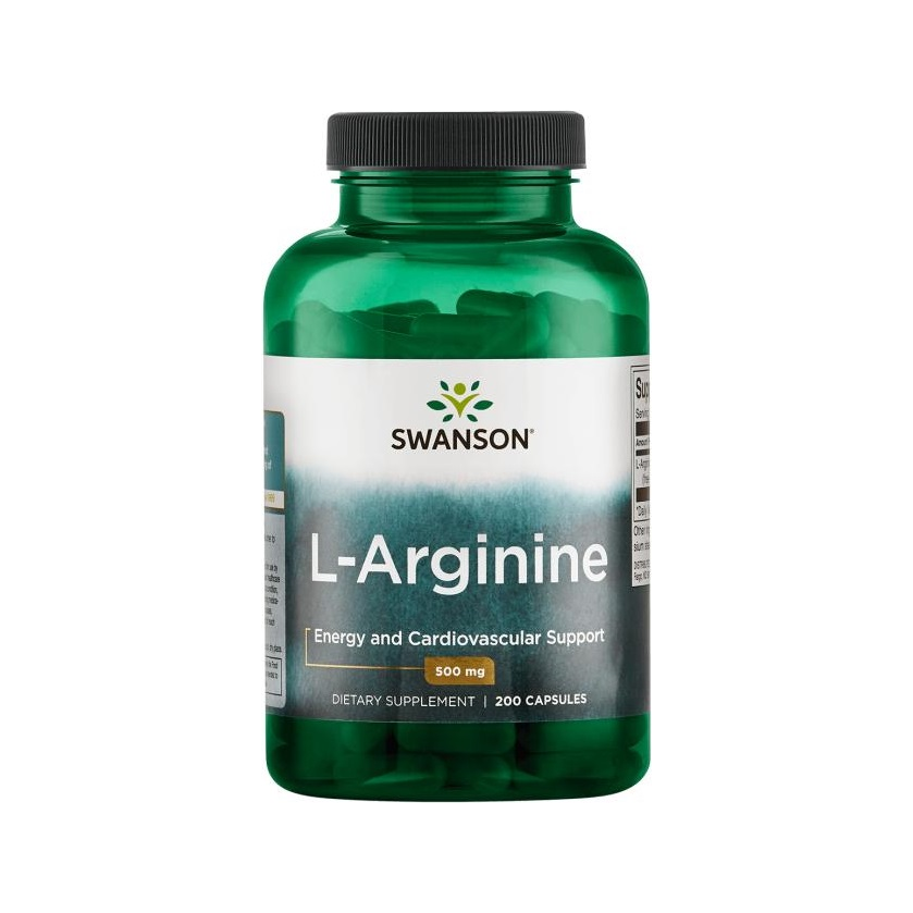 L-Arginine, 500mg - 200 caps