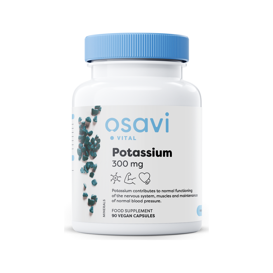 Potassium, 300mg - 90 vegan caps
