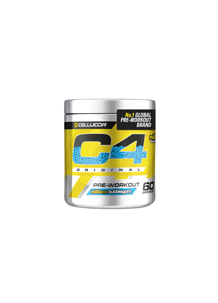 C4 Original Pre Workout 396g Millions Bubblegum Framsida