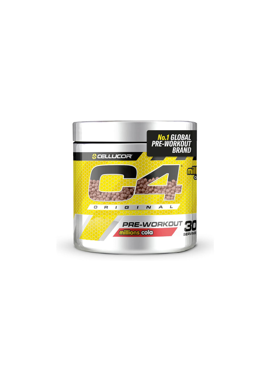 C4 Original Pre Workout 396g Millions Cola Framsida