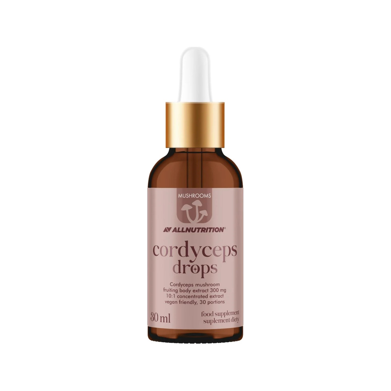 Mushrooms Cordyceps Drops, 300mg - 30 ml.