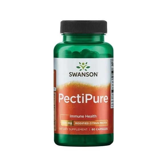 Swanson PectiPure kapslar 600 mg i burk med grönt lock