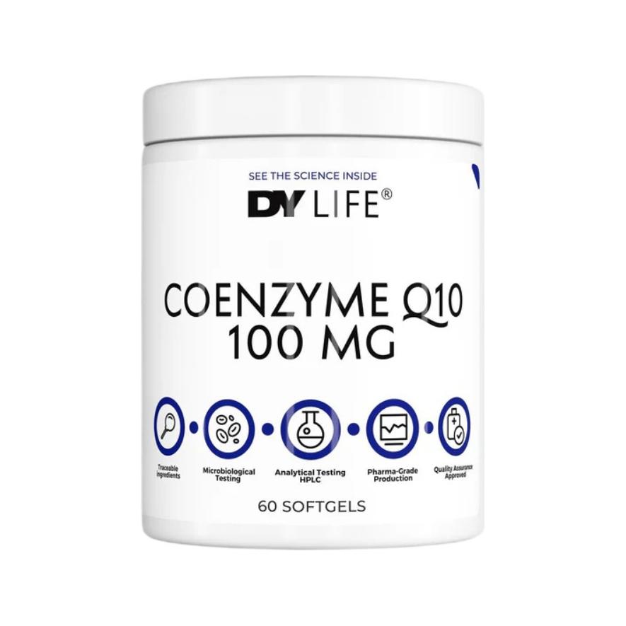 DY LIFE Coenzyme Q10, 100mg - 60 softgels
