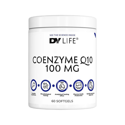 DY LIFE Coenzyme Q10, 100mg - 60 softgels