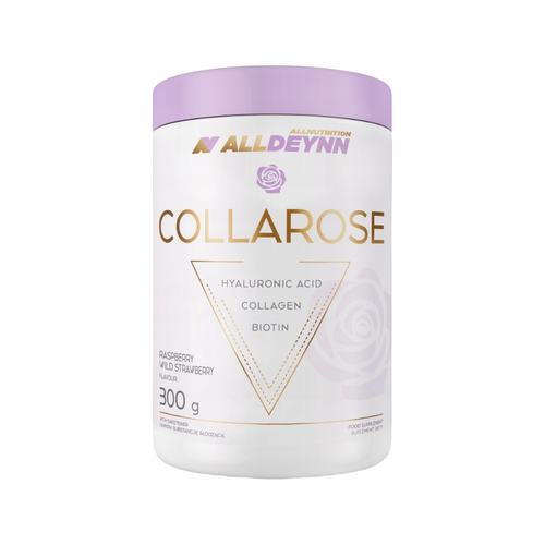Allnutrition AllDeynn Collarose 300 g-burk, hallon/vild jordgubbsmak