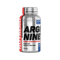Nutrend Arginine 120 kapslar, burk med blå etikett och röd sidoremsa