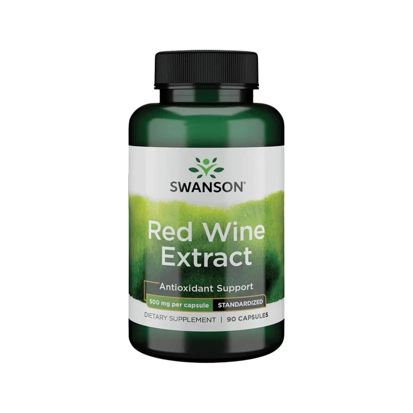 Red Wine Extract, 500mg - 90 caps