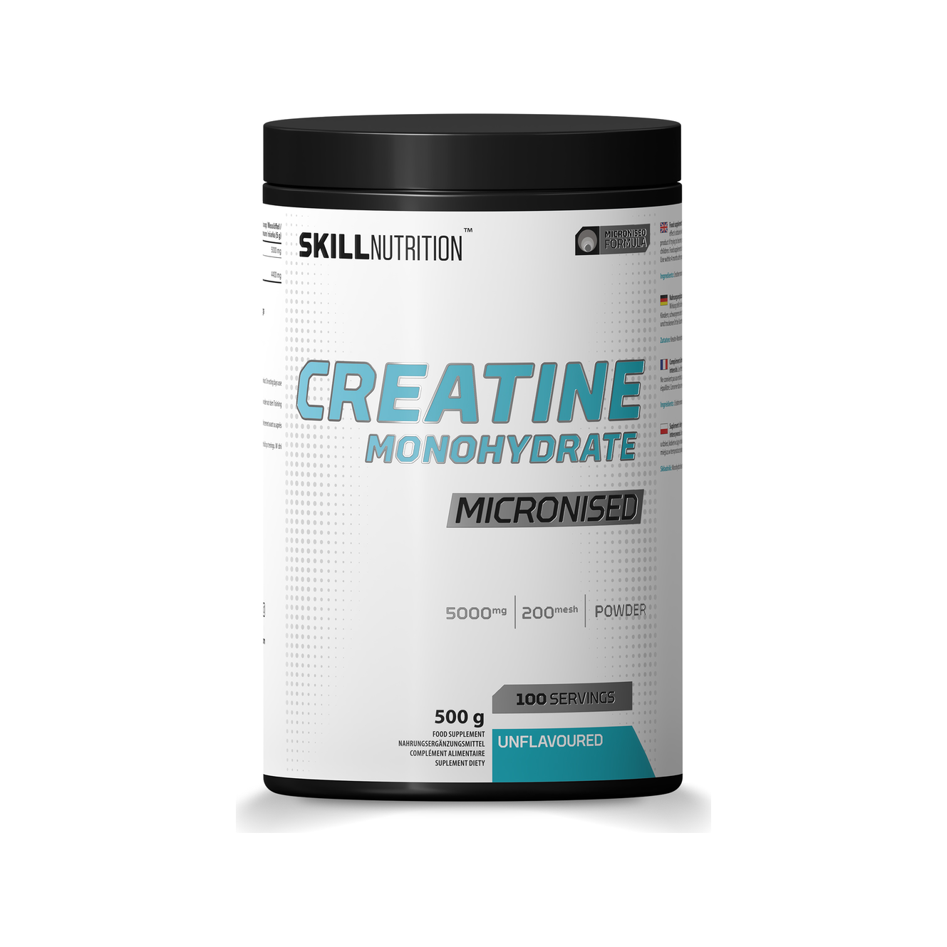 Micronised Creatine Monohydrate Unflavoured - 500 grams