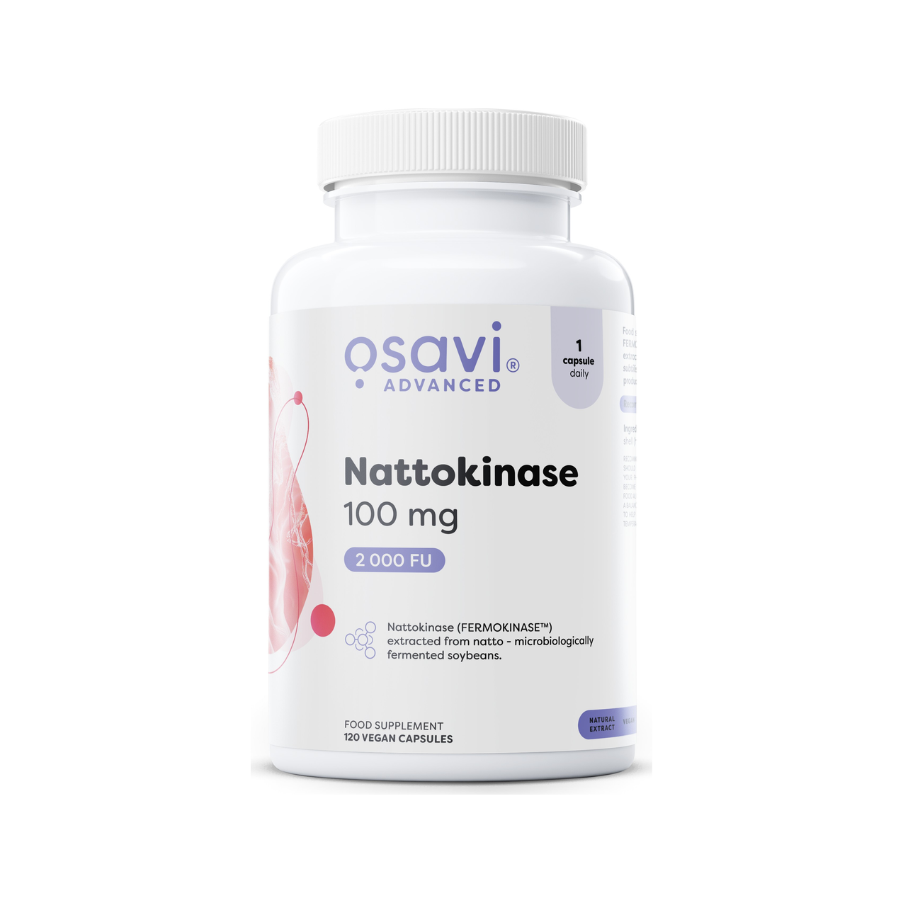 Nattokinase, 100mg - 120 vegan caps
