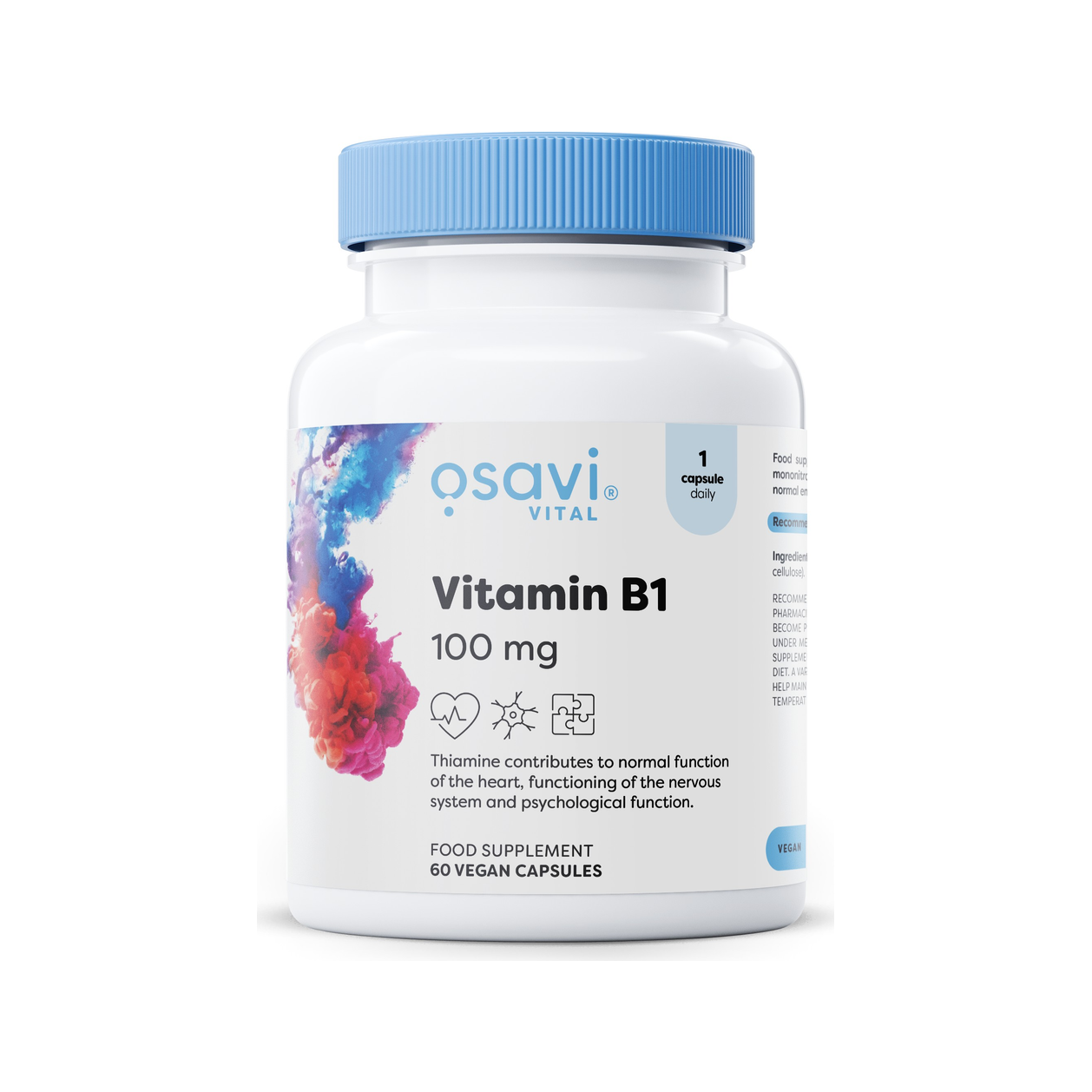 Vitamin B1, 100mg - 60 vegan caps