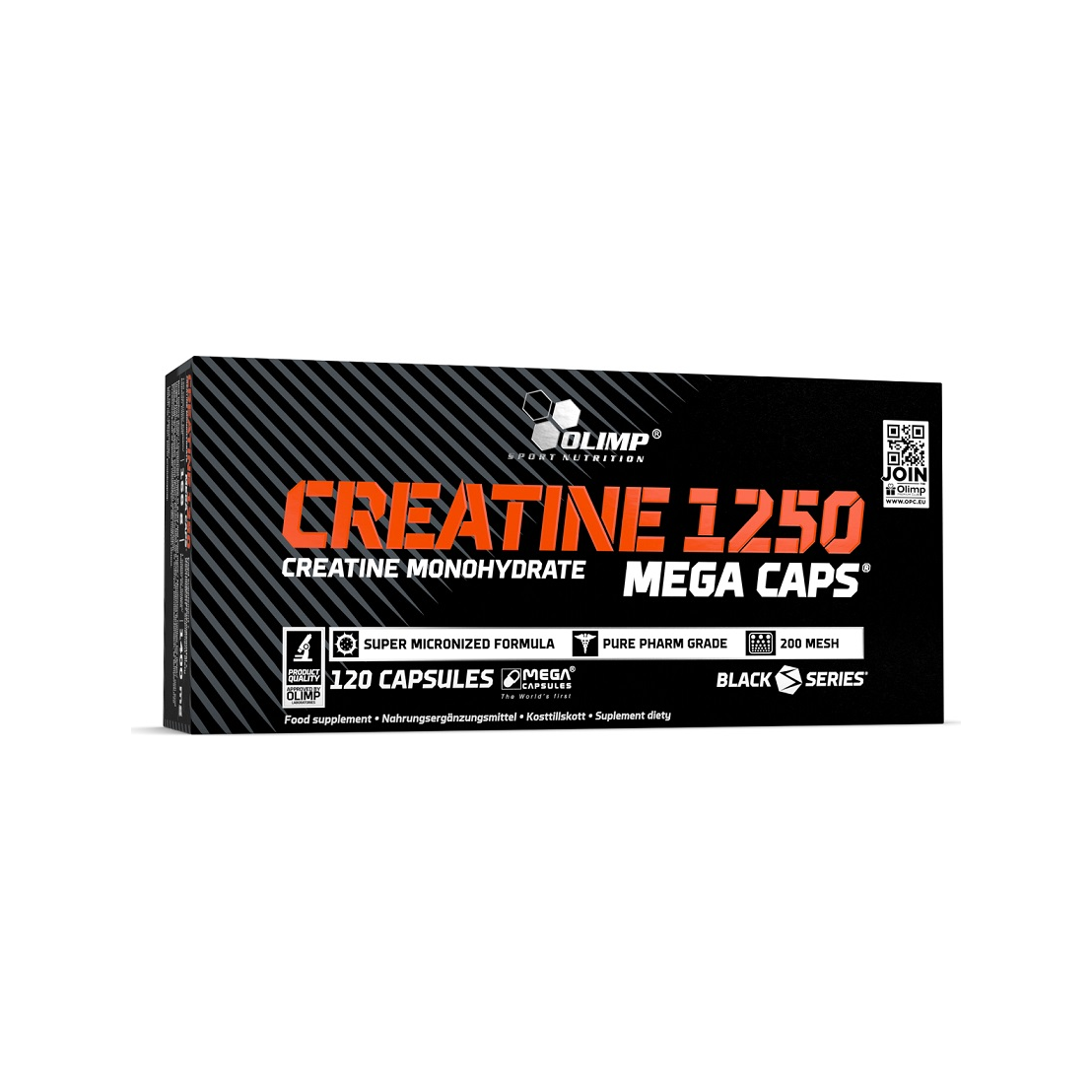 Creatine 1250 Mega Caps - 120 caps
