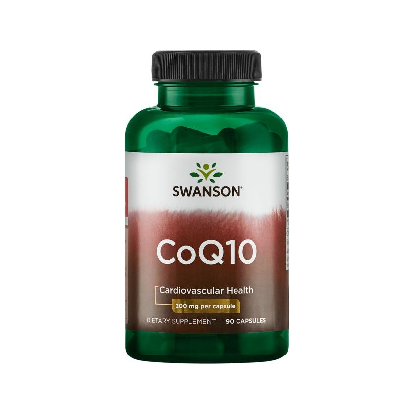 CoQ10-tillskott i flaska, 200 mg per kapsel, 90 kapslar