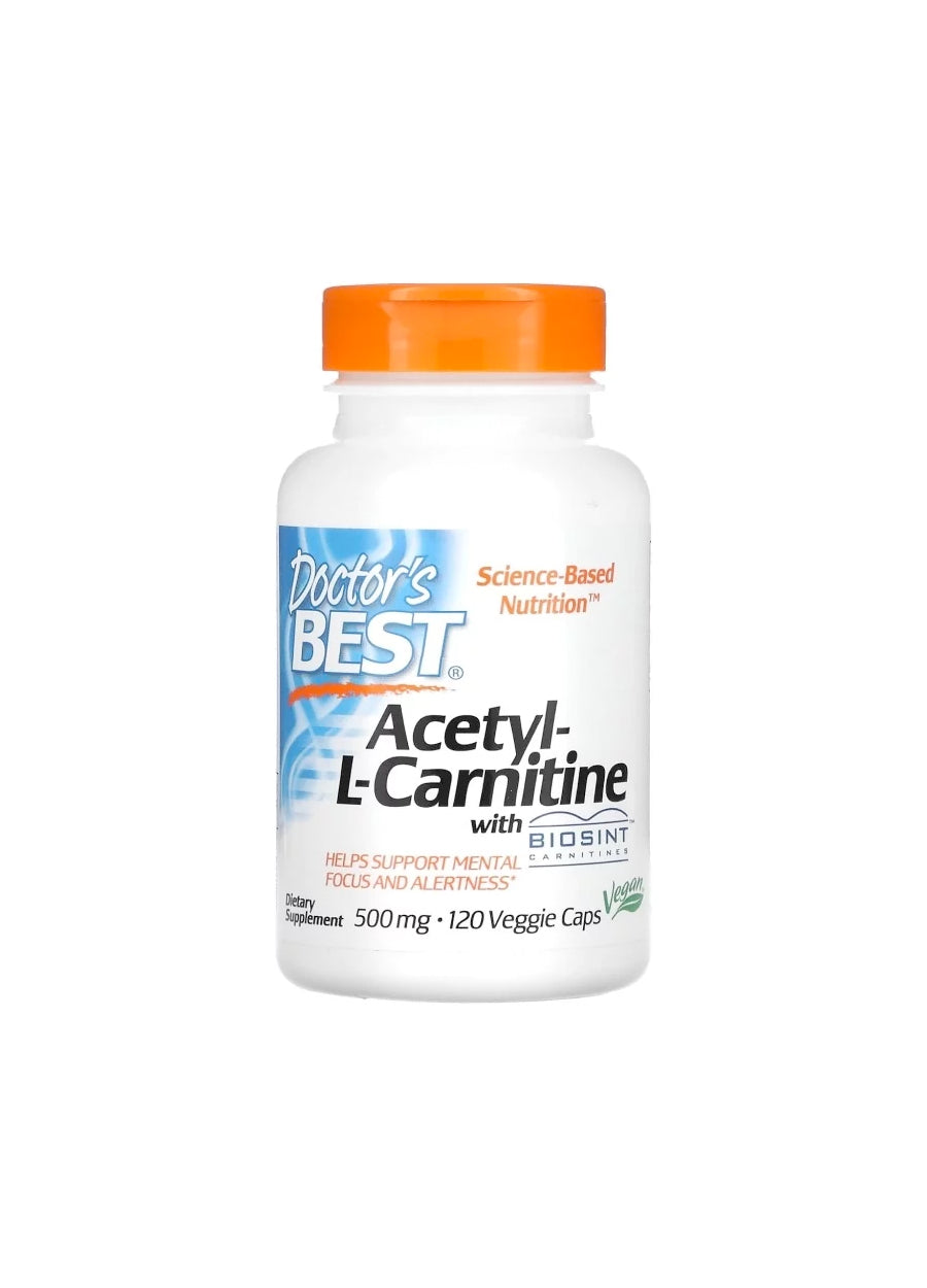Doctor's Best Acetyl L-Carnitine 500mg 120 Kapslar
