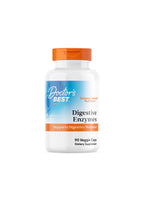 Digestive Enzymes i vit kapselflaska med orange lock