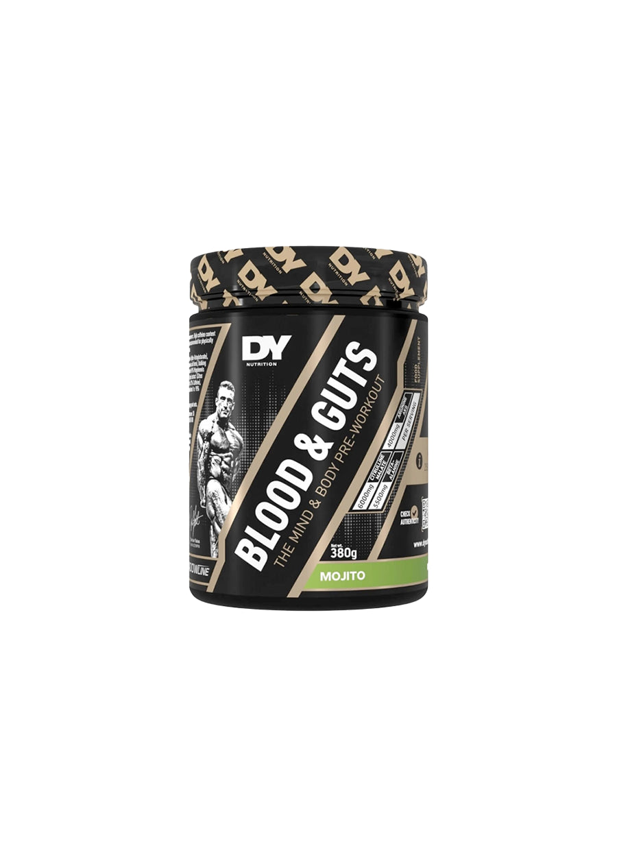 DY Nutrition Blood & Guts PWO 380 g, mojito-smak