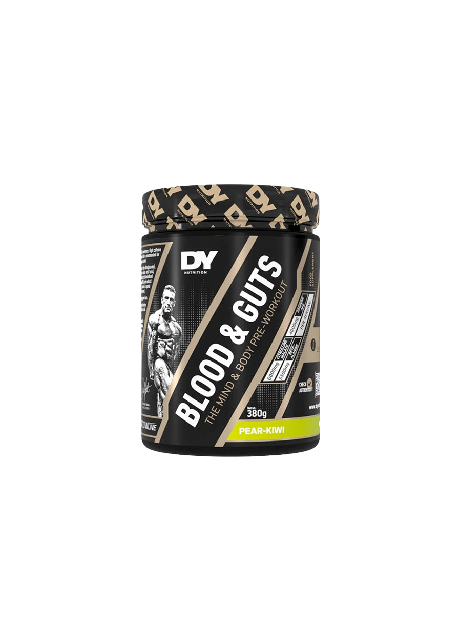 DY Nutrition PWO-burk Blood & Guts 380 g, päron–kiwi-smak
