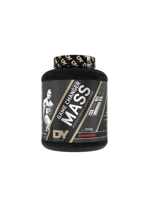 DY Game Changer Mass 3 kg pulverburk, jordgubbssmak