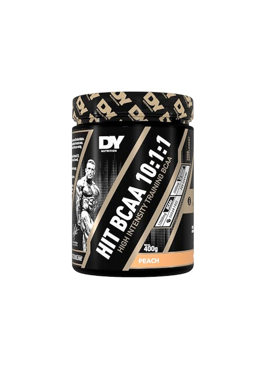 DY Nutrition HIT BCAA 10:1:1 400g Peach Framsida