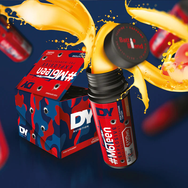 DY Nutrition #M6Teen Explosive Pre-Workout Shot 12 x 60ml Splash