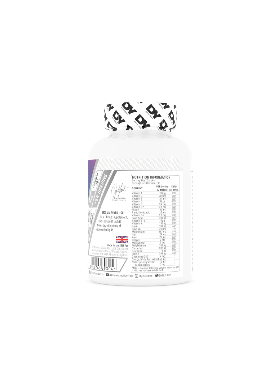 DY Nutrition Multivitamin Complex 60 tabletter innehåll