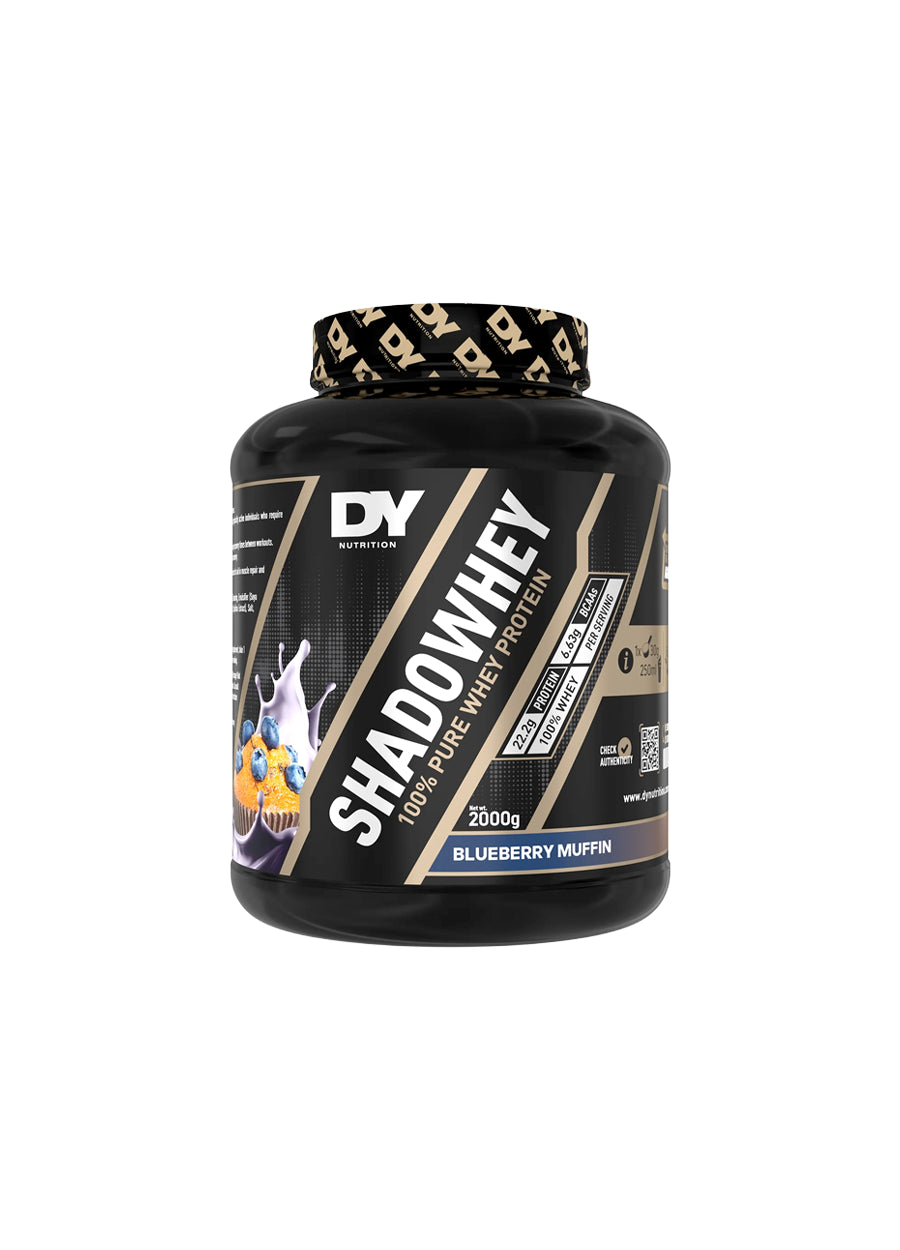 DY Nutrition ShadoWhey 100% Pure Whey Protein 2000g Blueberry Muffin
