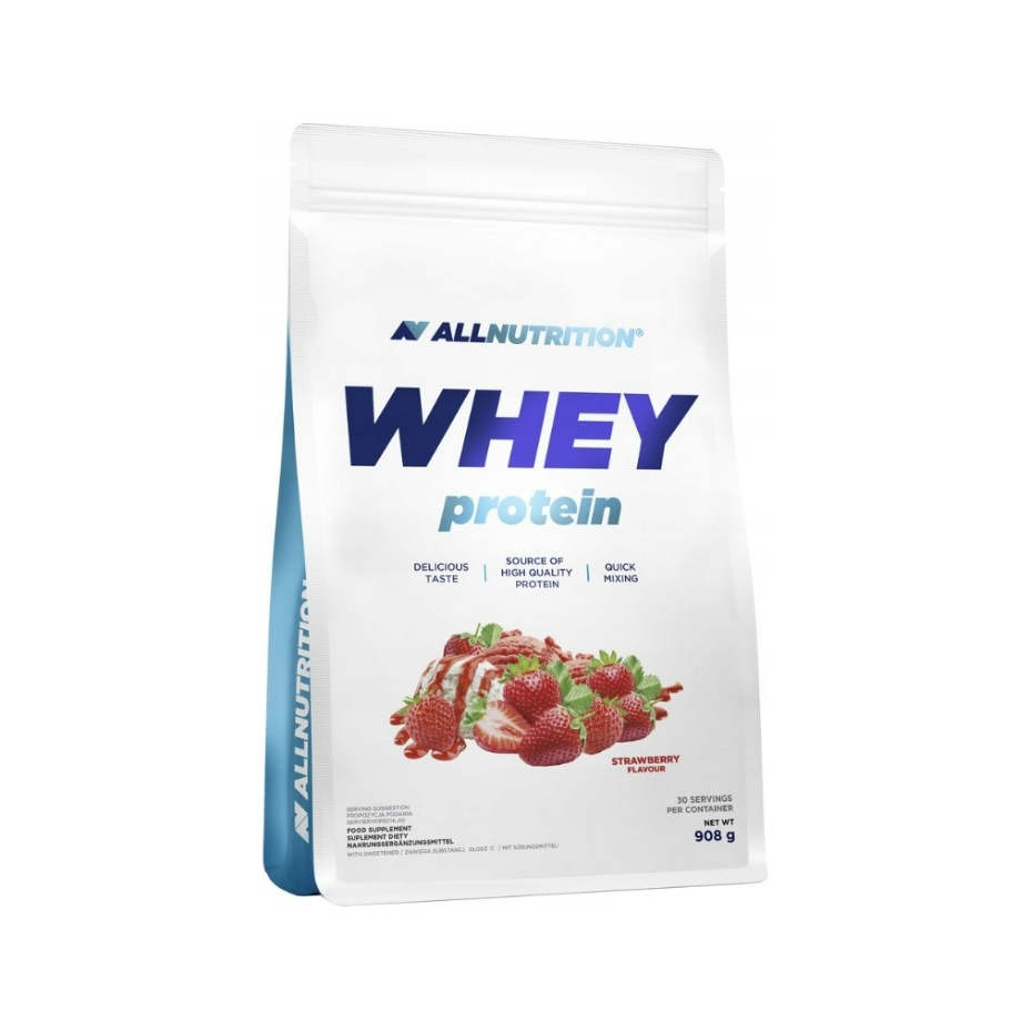 Whey Protein, Strawberry - 908 grams