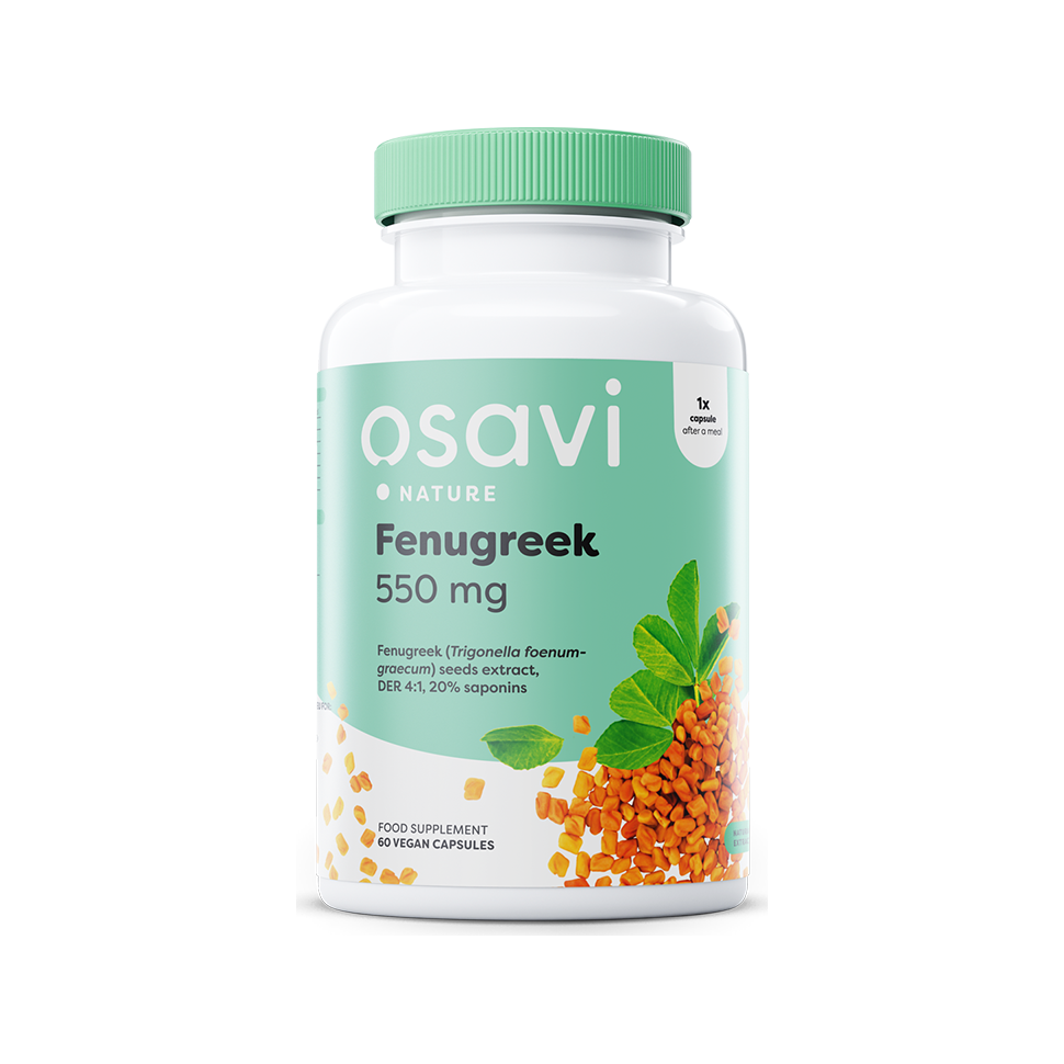 Fenugreek, 550mg - 60 vcaps